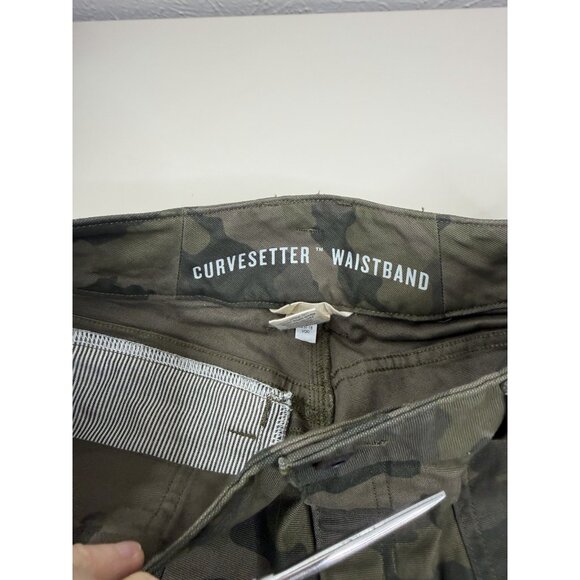 Duluth 6 Curvesetter (Actual 28x32) Brown/Green Camo Cargo Jeans 1% Stretch EUC - Picture 3 of 12